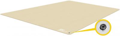 Electrostatic Dissipative Chair Floor Mat Sentica ED Ivory Color 1.22 x 1.5 m x 3 mm Antistatic ESD Rubber Floor Covering